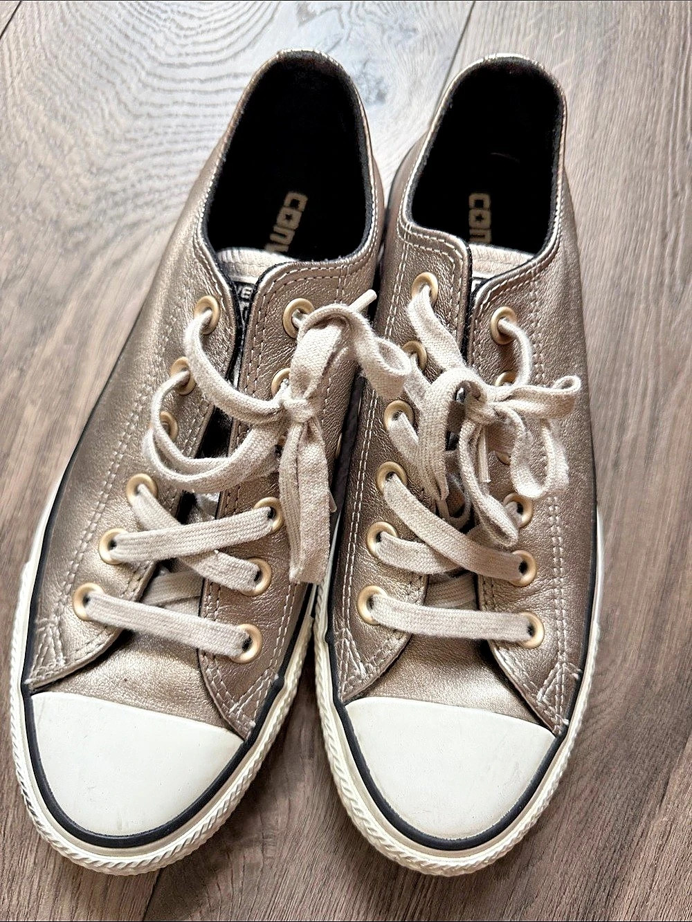 Converse Chuck Taylor All Star Metallic Leather Sneakers US 7